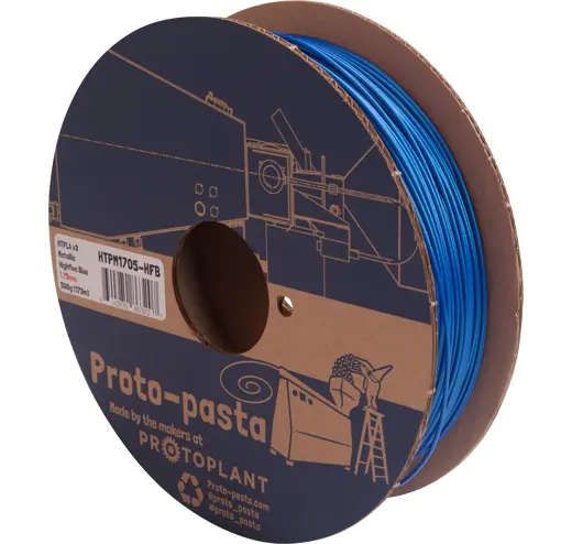Filament HTPLA Metallisch Blau 1.75mm