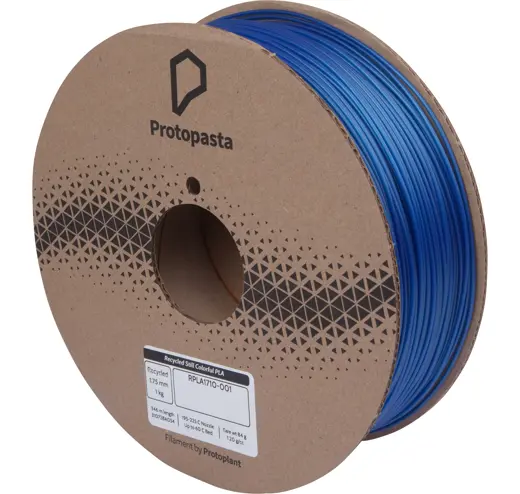 Filament aus recyceltem PLA Blau 1.75 mm