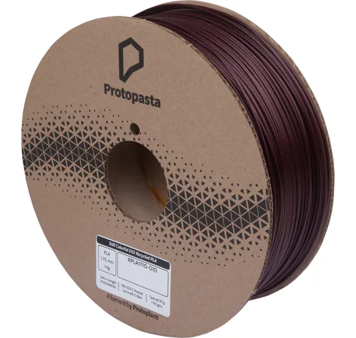 Filament aus recyceltem PLA Burgund Rot 1.75 mm