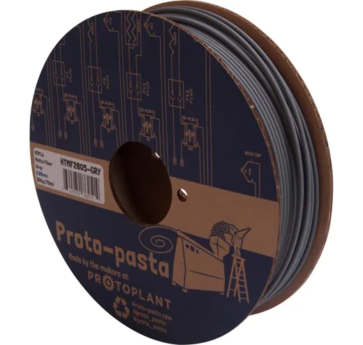 Filament Matte Fiber HTPLA Gray 3mm