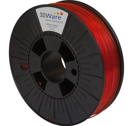 Filament M-ABS Red transparent 1.75mm