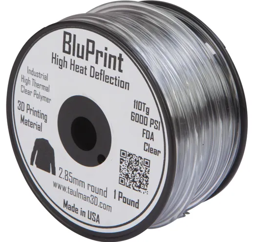 Filament taulman 3D BluPrint Transparent 3mm