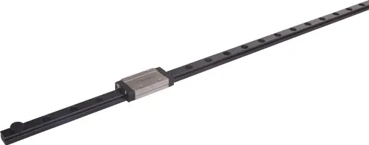 Black anodized linear rail 9mm / 350mm long