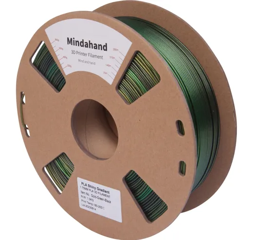 Filament PLA Sparking Gradient Gold Green Black 1.75mm