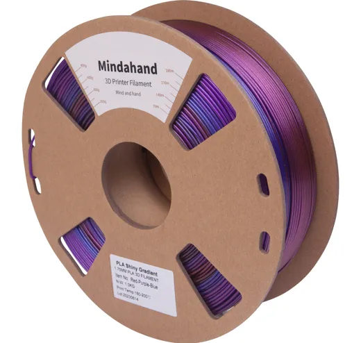 Filament PLA Funkelnder Farbverlauf Rot Lila Blau 1.75mm