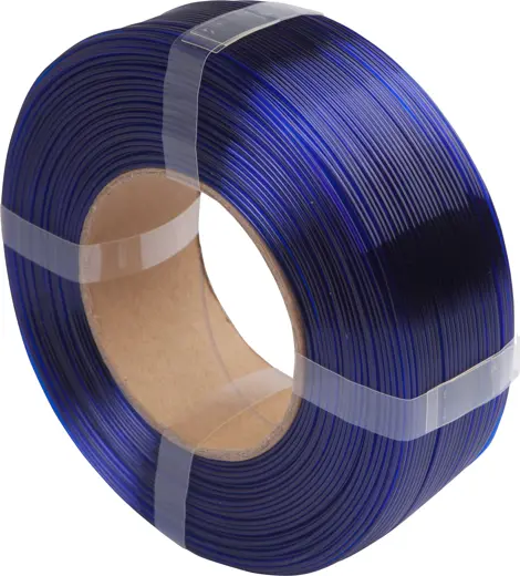 Filament PET-G Blue Transparent 1.75mm Refill
