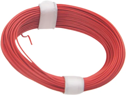 Litz wire 0.04 mm² Red 10 Meter