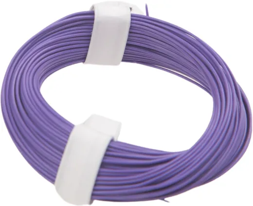 Litz wire 0.04 mm² Purple 10 Meter