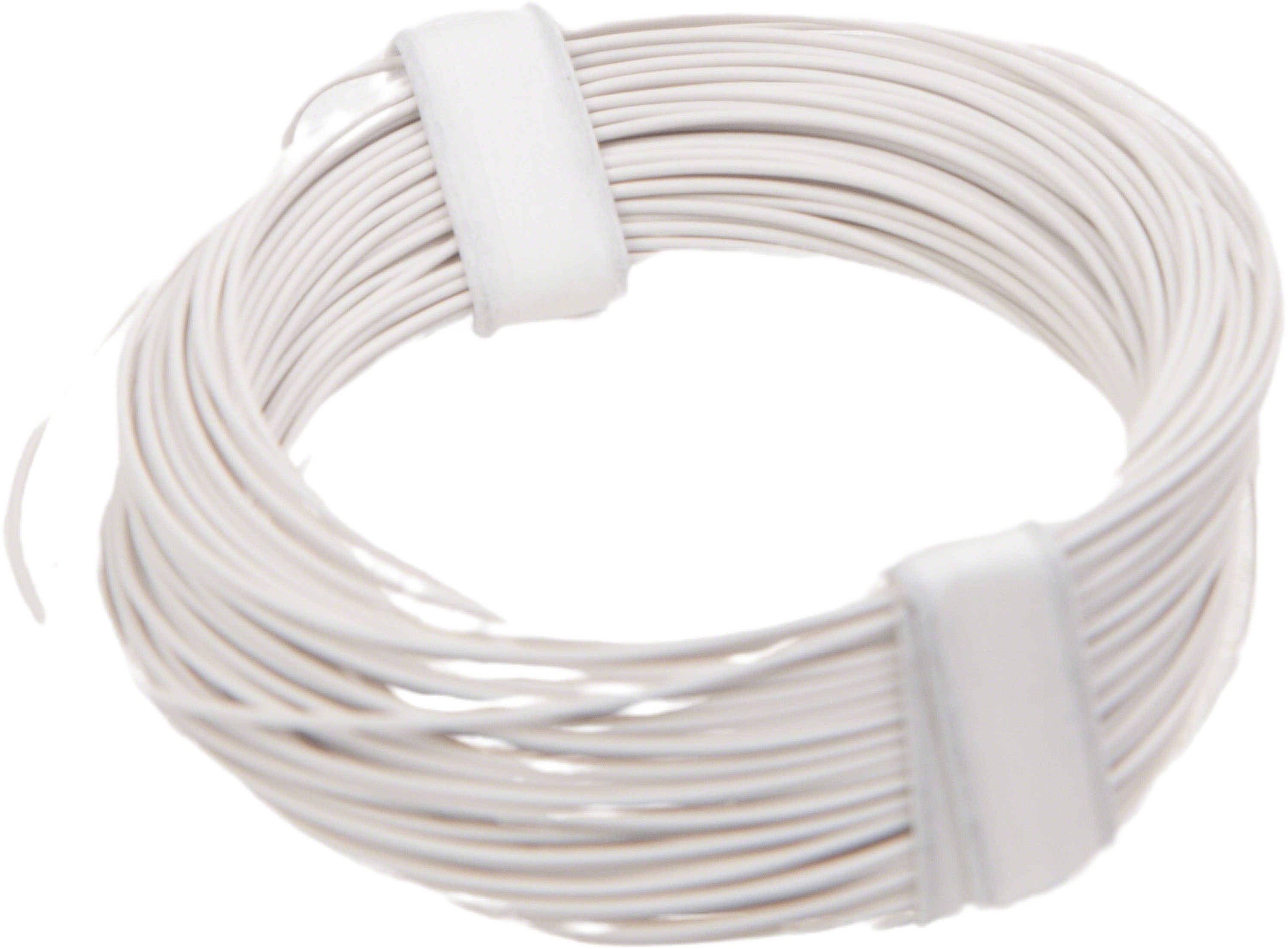 3DWare.ch Handelsware Litz wire 0.04 mm² White 10 Meter L104/10 Weiss ...