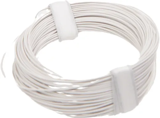 Litz wire 0.04 mm² White 10 Meter