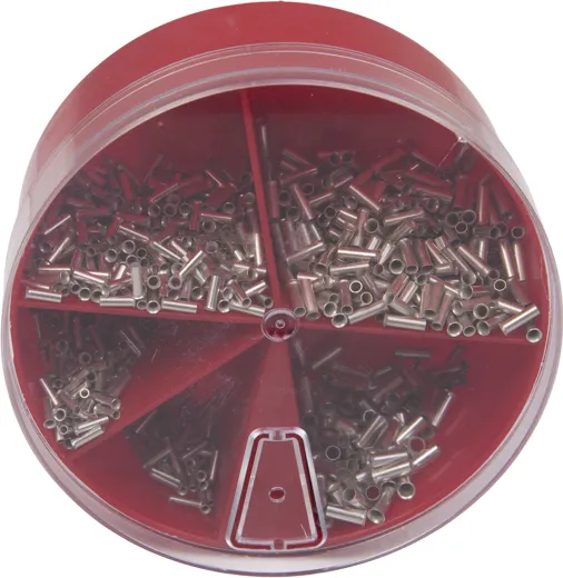 Aderendhülsen-Box 0,5 mm² bis 2,5 mm² blank