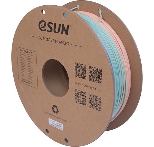 Filament PLA Matt Regenbogen Blau Grün Pink 1.75mm