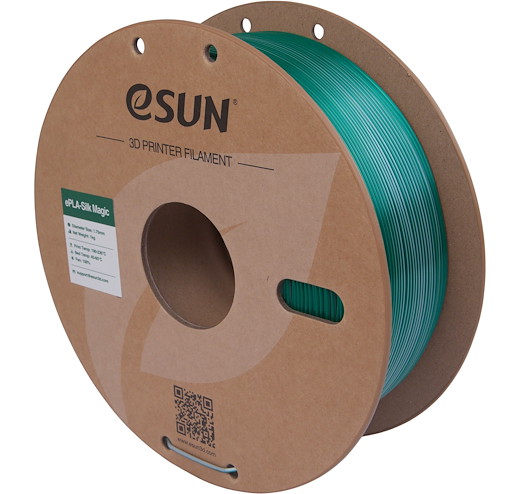 Filament PLA Silk Magic Green Silver 1.75mm