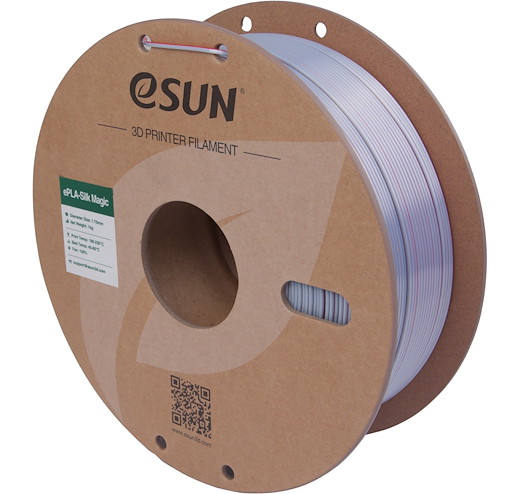 Filament PLA Silk Magic Red Silver 1.75mm