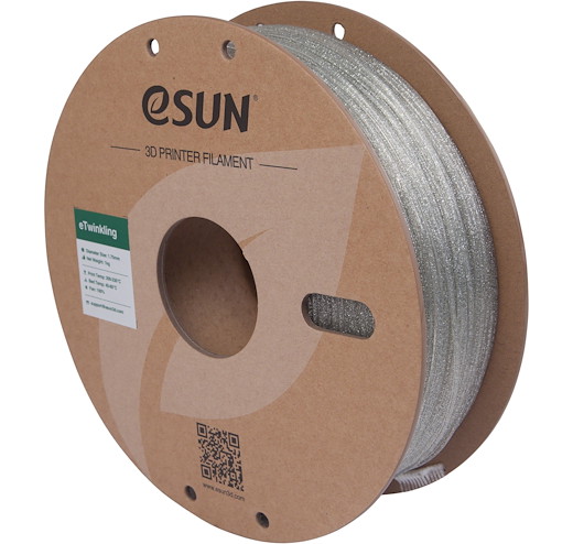 Filament PLA glitzernd Silber 1.75mm