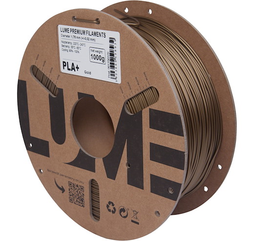 Filament PLA+ Gold 1.75mm