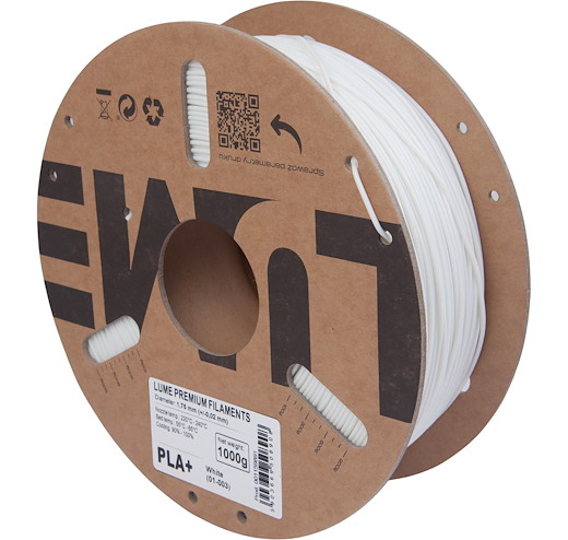 Filament PLA+ Weiss 1.75mm