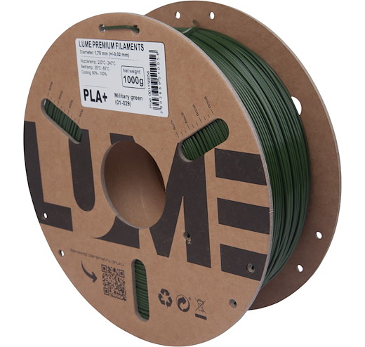 Filament PLA+ Militär Grün 1.75mm