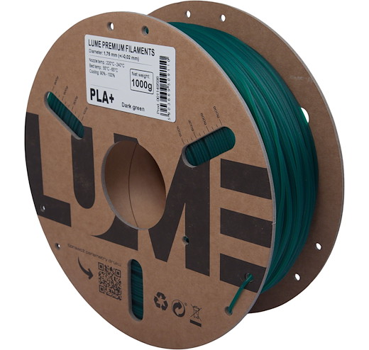 Filament PLA+ Dunkel Grün 1.75mm