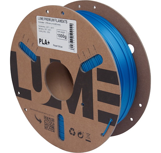 Filament PLA+ Perlen-Blau 1.75mm