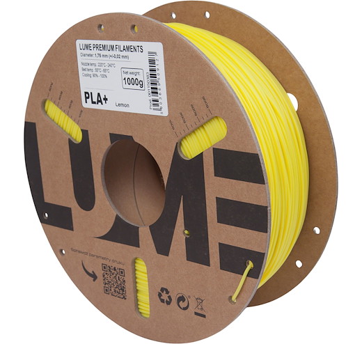 Filament PLA+ Zitronen Gelb 1.75mm