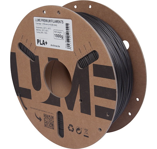 Filament PLA+ Anthrazit 1.75mm