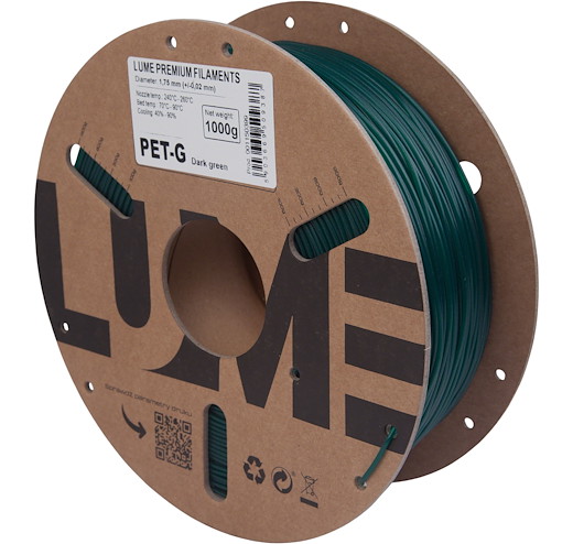 Filament PET-G Dunkel Grün 1.75mm
