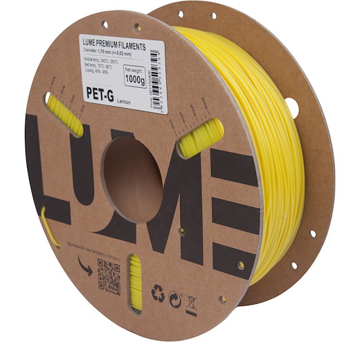Filament PET-G Zitronen Gelb 1.75mm