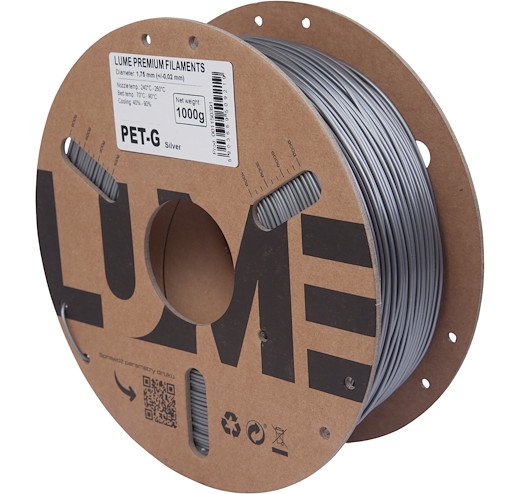 Filament PET-G Silber 1.75mm