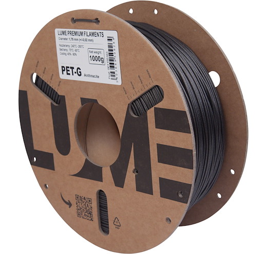 Filament PET-G Anthrazit 1.75mm