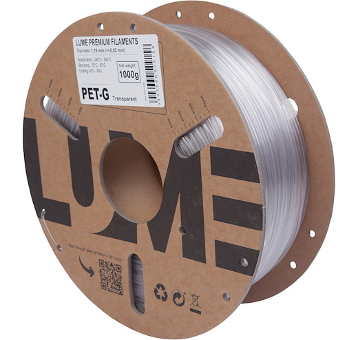 Filament PET-G Transparent 1.75mm