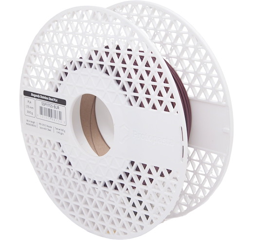 Filament Stainless Steel powder PLA Burgundy 1.75mm